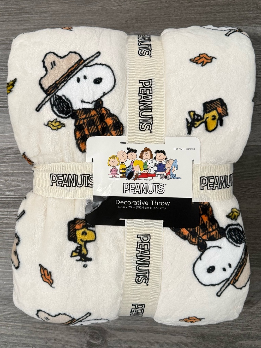 Peanuts Snoopy Fall Throw Blanket 60” x 70” NWT

SAME DAY SHIPPING
